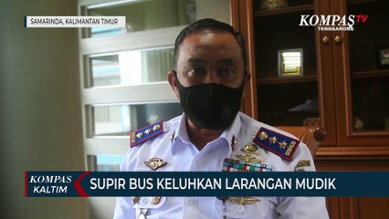 Supir Bus Keluhkan Larangan Mudik