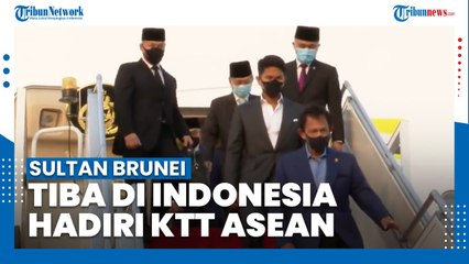 Detik-detik Sultan Brunei Darussalam dan Rombongan Tiba di Indonesia untuk Hadiri KTT ASEAN