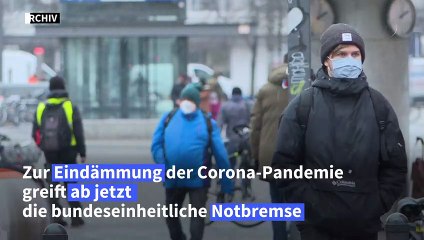 Bundesweite Corona-Notbremse gilt jetzt
