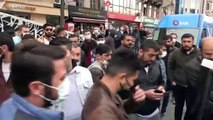 Beyoğlu’nda silahlı çatışma sonrası yaşanan hareketli anlar kamerada