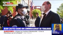 Jean Castex dans un commissariat de Toulouse - 24/04