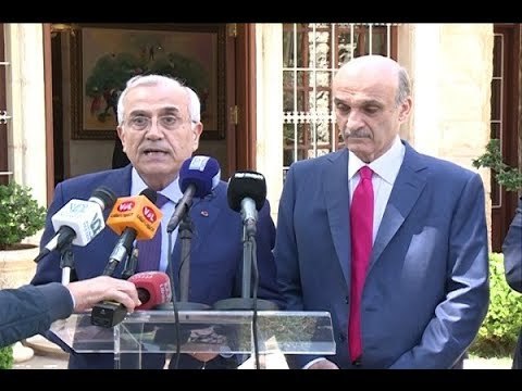 جعجع ومرشحو لائحة التغيير الاكيد في دارة سليمان - عنان زلزلة