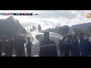 تحطّم طائرة جزائريّة وحصيلة الضحايا نحو مئتي قتيل