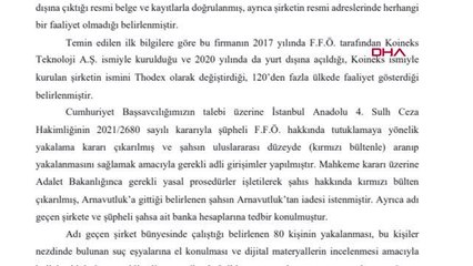 BAŞSAVCILIKTAN THODEX AÇIKLAMASI TÜM İŞLEMLER TİTİZLİKLE SÜRDÜRÜLÜYOR