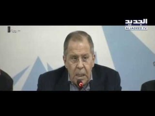 لافروف: الضربات الغربية على سوريا غير مقبولة