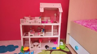 3 Katlı Barbie Oyuncak Evi, Enchantimals, Polly Pocket, Evcilik Oyunu - Prenses Rana Ecem