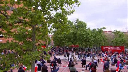 Gabilondo dice durante un acto en Vallecas que no permitirá "que se blanquee el fascismo"