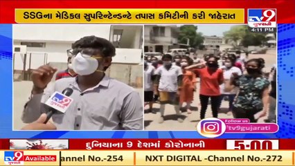 Physio intern died , students demanding justice _ Vadodara