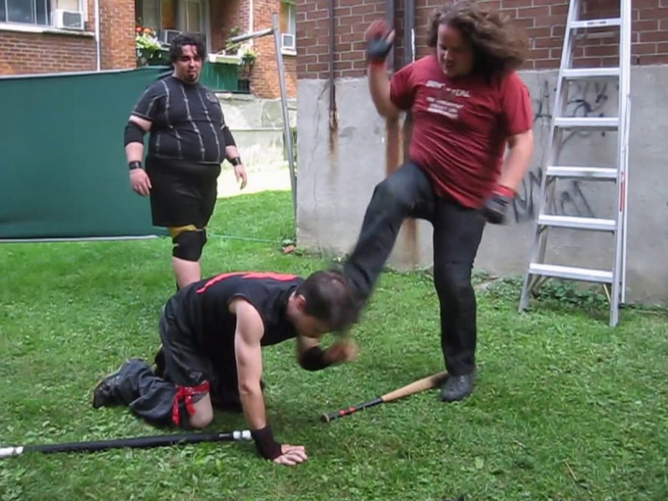 Agent Exile VS David Storm - Singles Match - CHW Backyard Wrestling