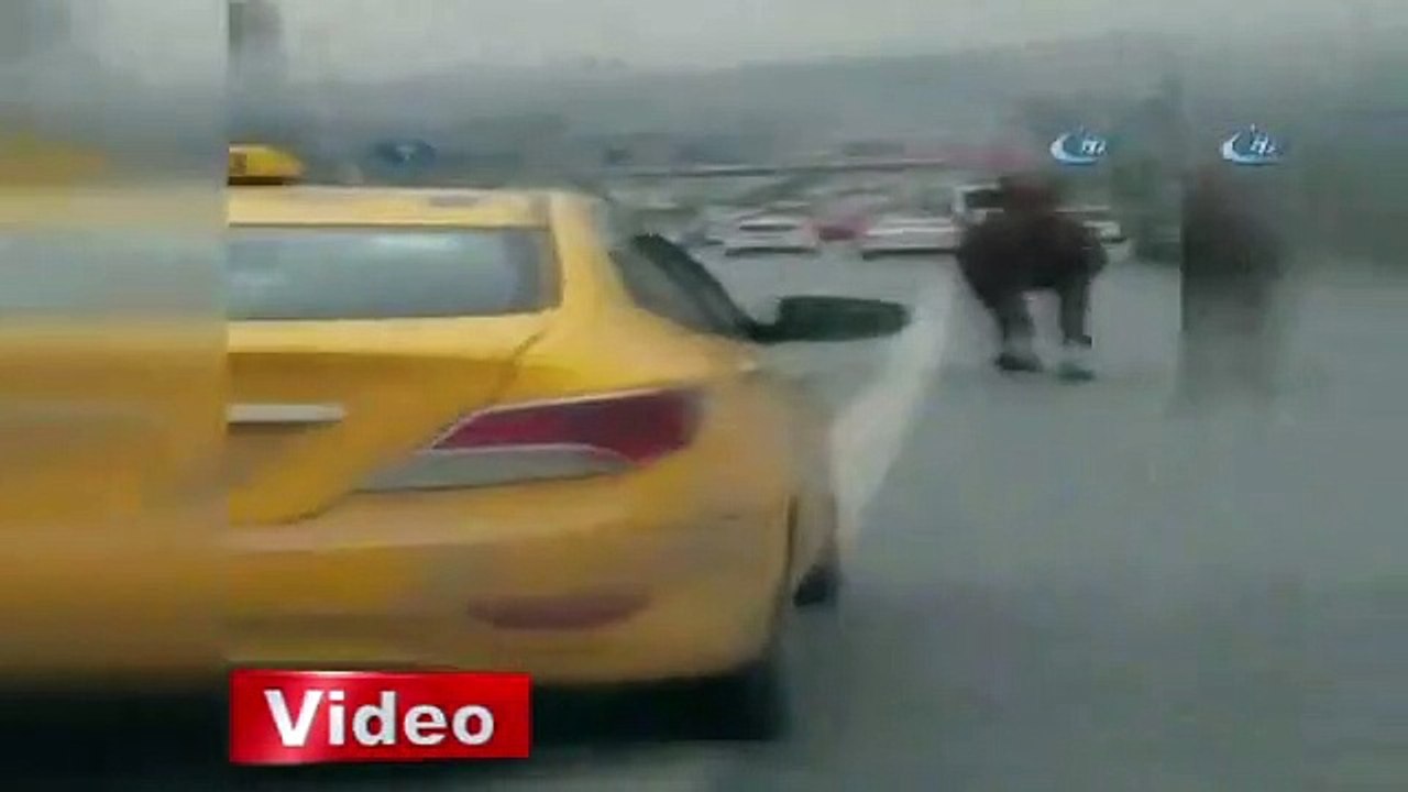 At E-5'te dört nala koştu