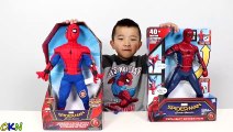 New Spider-Man Homecoming Toys Unboxing Tech Suit And Webwing Spidey Ckn Toys