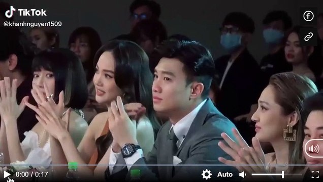 Quốc Trường nhìn Bảo Anh đắm đuối dù ngồi cạnh Minh Hằng