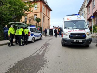 Son dakika haberi! Kısıtlamada feci kaza: 1 yaralı