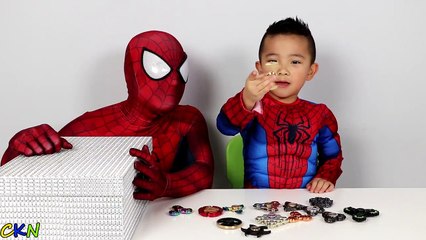 45 Must Have Fidget Spinners!! Spiderman'S Collection