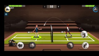 Badminton League Gameplay Rank #1 DONE | Android Mobile Gaming