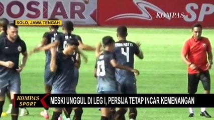 Download Video: Persija Jakarta Bersiap Lawan Persib Bandung di Leg Kedua Final Piala Menpora