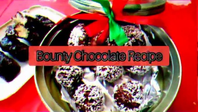 Homemade Bounty Chocolate Recipe How to make Coconut Chocolate Bars
