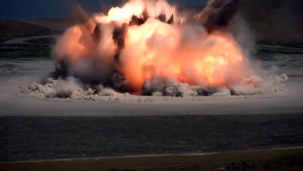 Huge Explosion and Shockwave