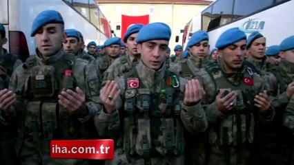 Kahraman komandolar El-Bab'a dualarla uğurlandı