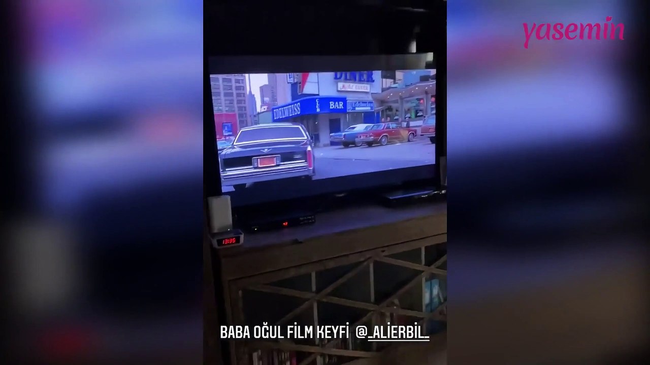 Mehmet Ali Erbil'den oğlu Ali Sadi ile film key...