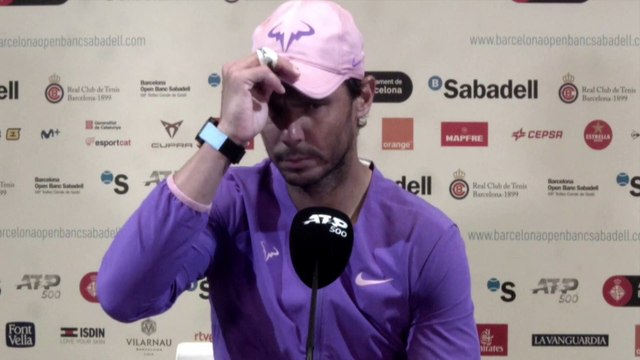 ATP - Barcelone 2021 - Rafael Nadal : What Stefanos Tsitsipas is doing, I'm not surprised