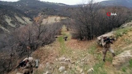 Tunceli’de Eren-7 operasyonu: 15 sığınak imha edildi