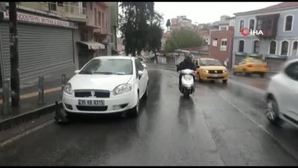 Trafik kazasında ağır yaralanan motokurye hayatını kaybetti