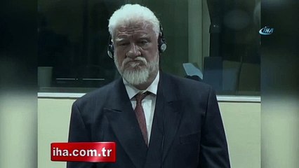 Mahkemede zehir içen Hırvat savaş suçlusu öldü