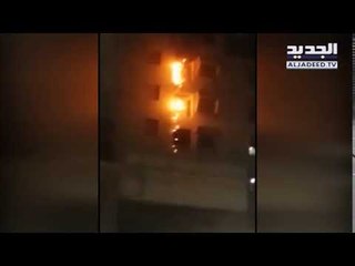 احتراق منزل بسبب المفرقعات في حي الزهور في صيدا