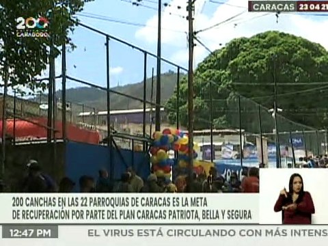 Movimiento por la Paz y la Vida inaugura cancha deportiva en parroquia La Pastora de Caracas