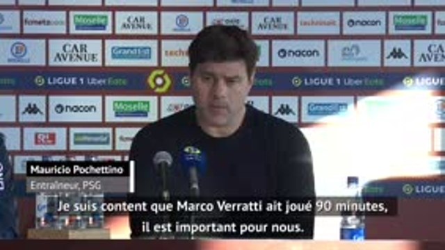 34e j. - Pochettino : Verratti peut nous apporter beaucoup de choses