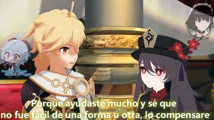 Hu tao reclamando su recompensa | Genshin Impact MDD | Sub español