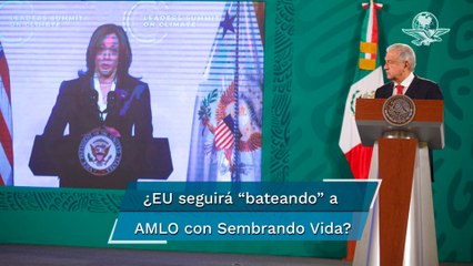 AMLO y Kamala Harris se reunirán el 7 de mayo; abordarán ampliación de Sembrando Vida
