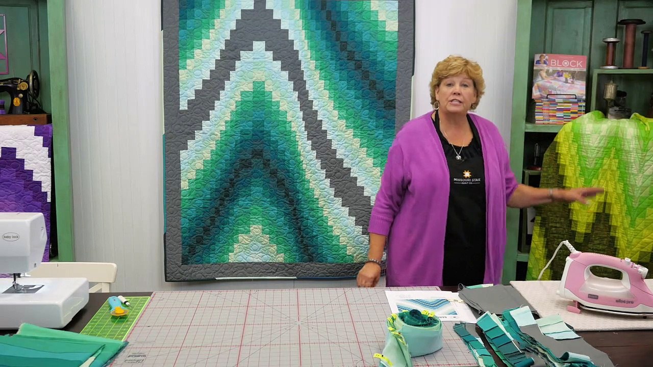 Make A Bargello Quilt With Jenny Doan Of Missouri Star! (Video Tutorial)