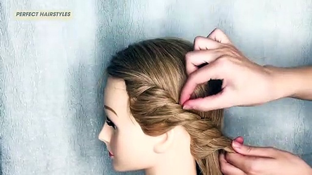 2 Minute Easy Hairstyles For Medium & Long Hair | Bridal Hairstyle Tutorial | Perfect Hairstyles