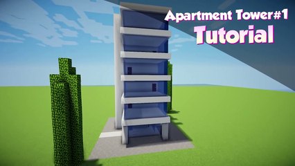 Minecraft: How To Build A Modern Hotel Tower (#1)  - House Tutorial