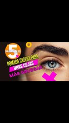 Pomada casera para unas cejas más gruesas | Salud 180