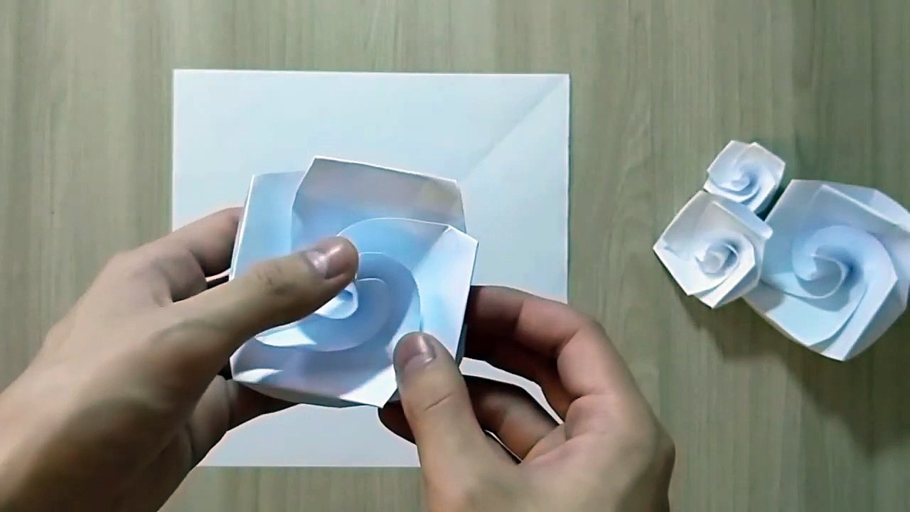 Easy Origami Rose Flower