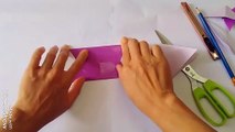 Origami Paper Flower - How To Make Origami Flower Wall Art.