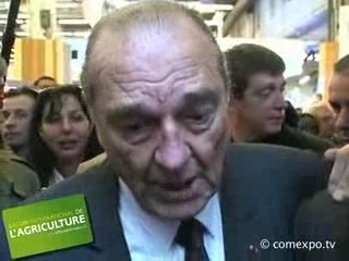 exclu ! jacques chirac au salon de l'agriculture