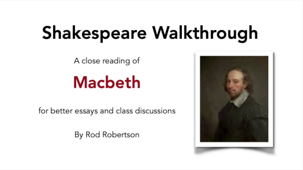 07 Macbeth Act 2 Scene 1 Full Commentary and Analysis