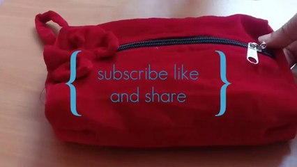 स्कूल पाऊच कटिंग और सीलाई ll How to make school pouch