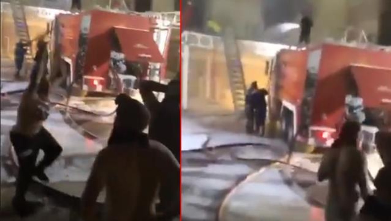 Komşuda kabus! Koronavirüs hastalarının tedavi gördüğü hastanede çıkan yangında 40 kişi öldü