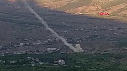 SINIRDA KONUŞLU OBÜSLER TERÖR HEDEFLERİNİ OBÜSLERLE ATEŞ ALTINA ALDI-2