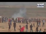 إصابة فلسطينيين برصاص الاحتلالِ خلالِ مسيرات العودة على حدود غزة