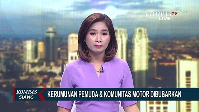 Kerumunan Komunitas Motor Kocar-kacir Saat Dibubarkan Polisi