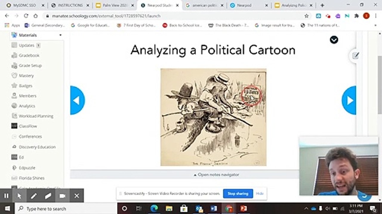 Analyzing Political Cartoons