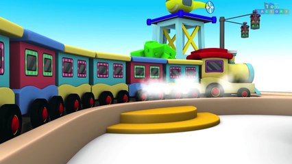 Halloween - Halloween Train -Train Cartoon For Children - Toy Factory - Pumpkin Train