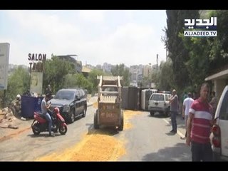 شاحنة تفقد فراملها وتسحق السيارات في بشامون- غدي بو موسى