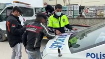 Polisten kaçarken devrilen motosikletten düşen sürücüye ceza yağdı